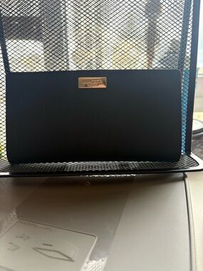 kate spade Black Saffiano Leather Clutch